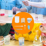 116pcs Mixing Cups Epoxy Resin Cups with Sticks Kit, Jewelry Making Mold Measuring Handmade Craft DIYx Mould Accessories