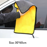 1pc 30*30/30*40/30*60 Car Wash Towel Microfiber Car Cleaning Drying Cloth Microfiber Washing Drying Towel Strong Thick Plush