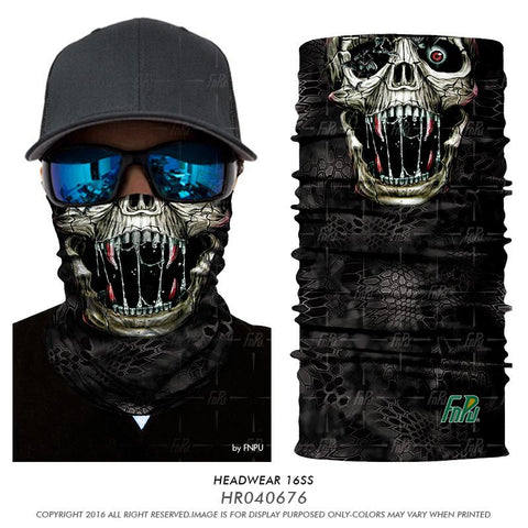 Seamless Skeleton Head Bandanas Ski Skull Cuello Polar Sport Camp Outdoor Motorcycle Neck Warmer Anti-dust Windproof Face Mask