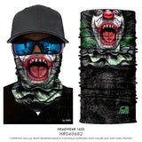 Seamless Skeleton Head Bandanas Ski Skull Cuello Polar Sport Camp Outdoor Motorcycle Neck Warmer Anti-dust Windproof Face Mask
