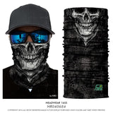Seamless Skeleton Head Bandanas Ski Skull Cuello Polar Sport Camp Outdoor Motorcycle Neck Warmer Anti-dust Windproof Face Mask