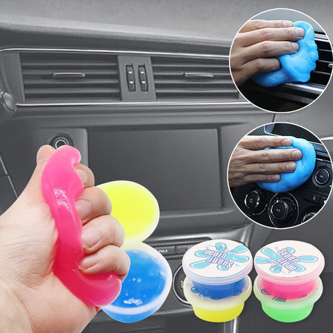 Multifunction Car Clean Mud Keyboard Cleaning Air Conditioner Vent Magic Soft Sticky Clean Glue Slime Dust Dirt Cleaner #PY10