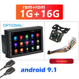Podofo 2 din Car Radio 2.5D GPS Android Multimedia Player Universal 7" audio Navigation For Volkswagen Nissan Hyundai Kia Toyota