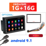 Podofo 2 din Car Radio 2.5D GPS Android Multimedia Player Universal 7" audio Navigation For Volkswagen Nissan Hyundai Kia Toyota