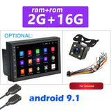 Podofo 2 din Car Radio 2.5D GPS Android Multimedia Player Universal 7" audio Navigation For Volkswagen Nissan Hyundai Kia Toyota