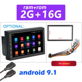 Podofo 2 din Car Radio 2.5D GPS Android Multimedia Player Universal 7" audio Navigation For Volkswagen Nissan Hyundai Kia Toyota