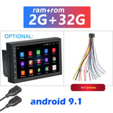 Podofo 2 din Car Radio 2.5D GPS Android Multimedia Player Universal 7" audio Navigation For Volkswagen Nissan Hyundai Kia Toyota