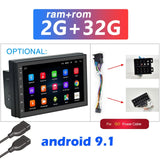 Podofo 2 din Car Radio 2.5D GPS Android Multimedia Player Universal 7" audio Navigation For Volkswagen Nissan Hyundai Kia Toyota