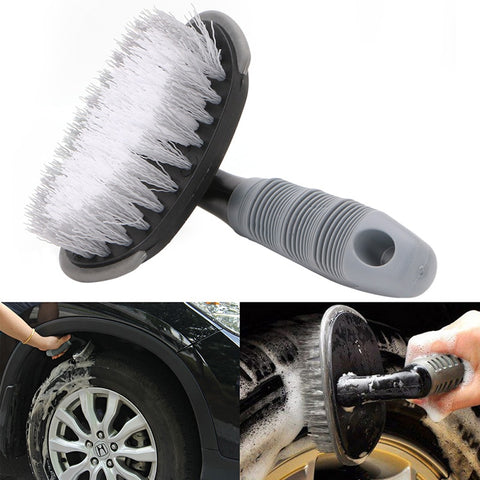 Car Tyre Cleaning Brush T-Type Multi-Functional Wheel Hub Brush Car Washing Tool New Arrival