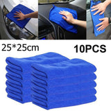 10Pcs New Cloths Cleaning Duster Microfiber Car Wash Towel  Detailing Accesorios de coche #YL5