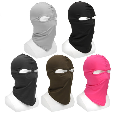 LEEPEE Motorcycle Mask Soft Breathable Headgear Face Shield Hood Balaclava Windproof Sun-protection Dust Protection