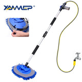 Car Wash Brush Cleaning Mop Chenille Broom Water Flow Cleaning Windows Long Handle Foam Bottle Car Accessories Xammep